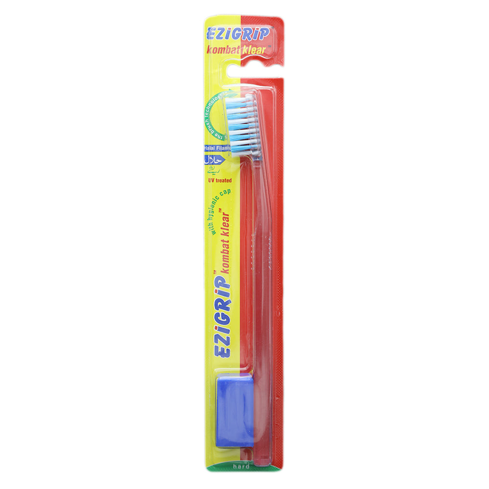 Ezigrip Kombat Klear Tooth Brush - Royal-Blue, Beauty & Personal Care, Oral Care, Chase Value, Chase Value