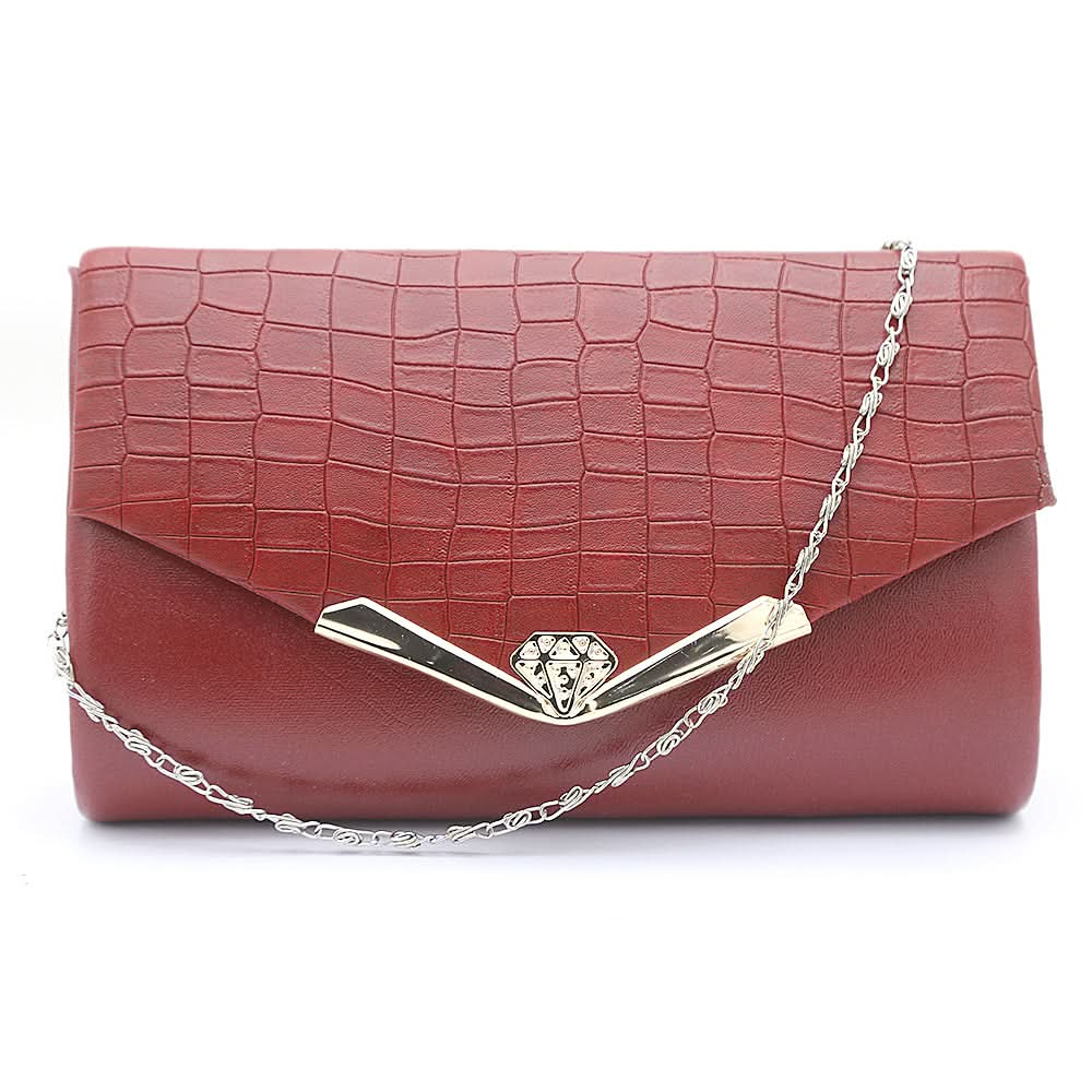 Women's Clutch - Maroon, Women, Clutches, Chase Value, Chase Value