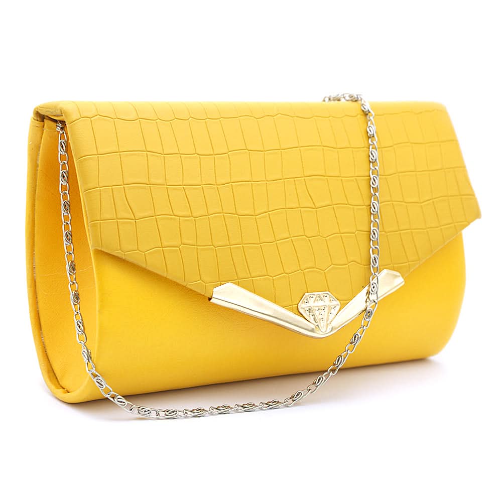 Women's Clutch - Yellow, Women, Clutches, Chase Value, Chase Value