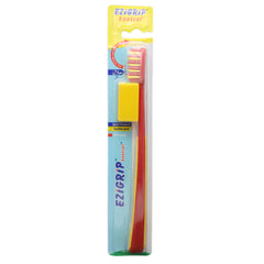 Ezigrip Kontrol Tooth Brush - Red, Beauty & Personal Care, Oral Care, Chase Value, Chase Value