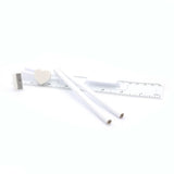 Ruler Set 8" 98-99 - White, Kids, Pencil Boxes And Stationery Sets, Chase Value, Chase Value