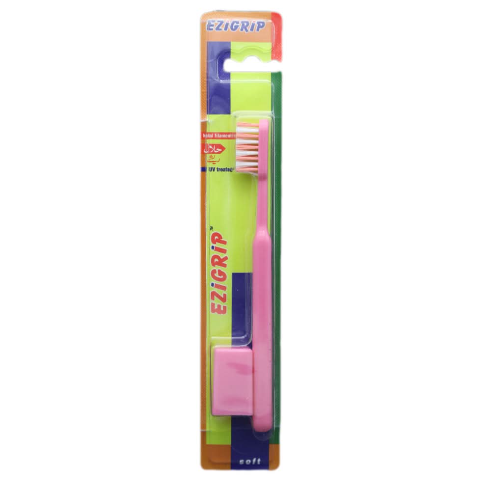 Ezigrip Tooth Brush - Pink, Beauty & Personal Care, Oral Care, Chase Value, Chase Value
