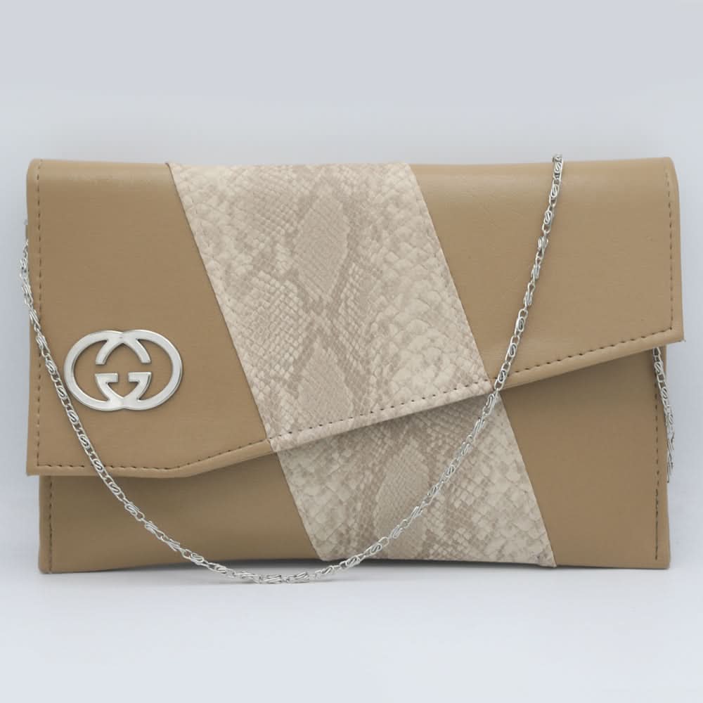 Women's Clutch K-2027 - Beige, Women, Clutches, Chase Value, Chase Value