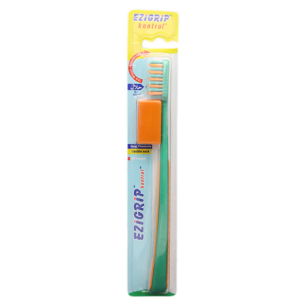 Ezigrip Kontrol Tooth Brush - Green, Beauty & Personal Care, Oral Care, Chase Value, Chase Value
