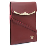 Women's Mobile Shoulder Bag - Maroon, Women, Bags, Chase Value, Chase Value