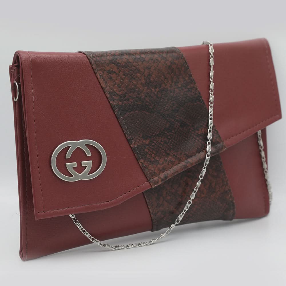 Women's Clutch K-2027 - Maroon, Women, Clutches, Chase Value, Chase Value