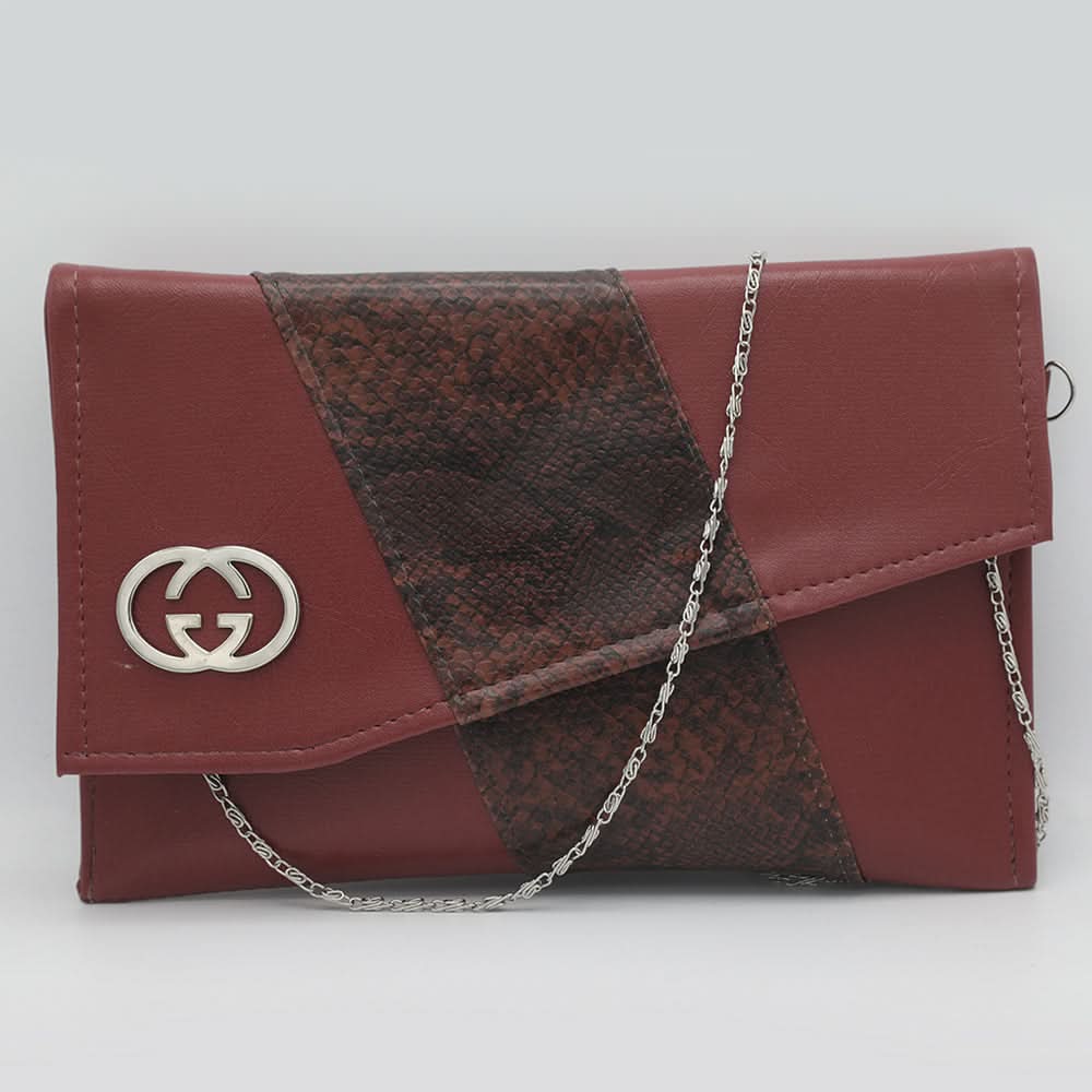 Women's Clutch K-2027 - Maroon, Women, Clutches, Chase Value, Chase Value