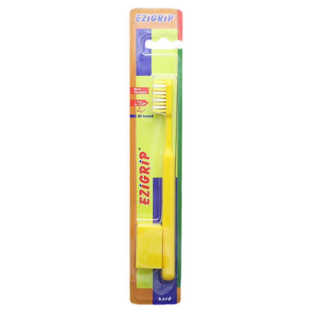 Ezigrip Tooth Brush - Yellow, Beauty & Personal Care, Oral Care, Chase Value, Chase Value