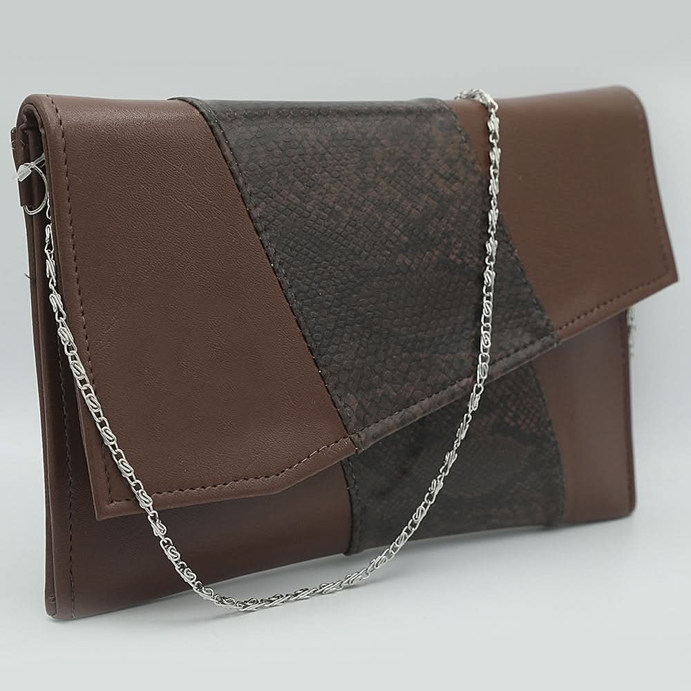 Women's Clutch K-2027 - Coffee, Women, Clutches, Chase Value, Chase Value