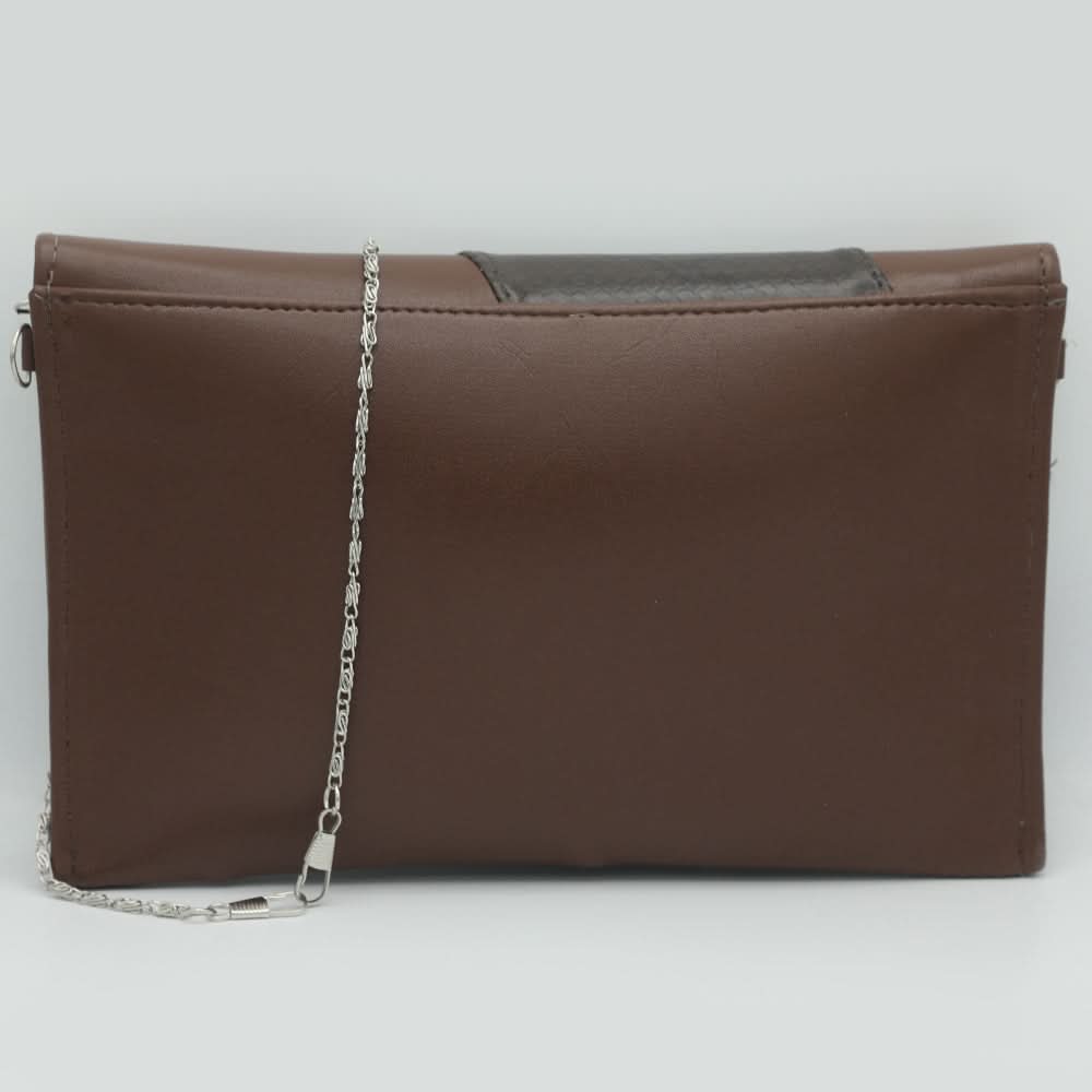Women's Clutch K-2027 - Coffee, Women, Clutches, Chase Value, Chase Value