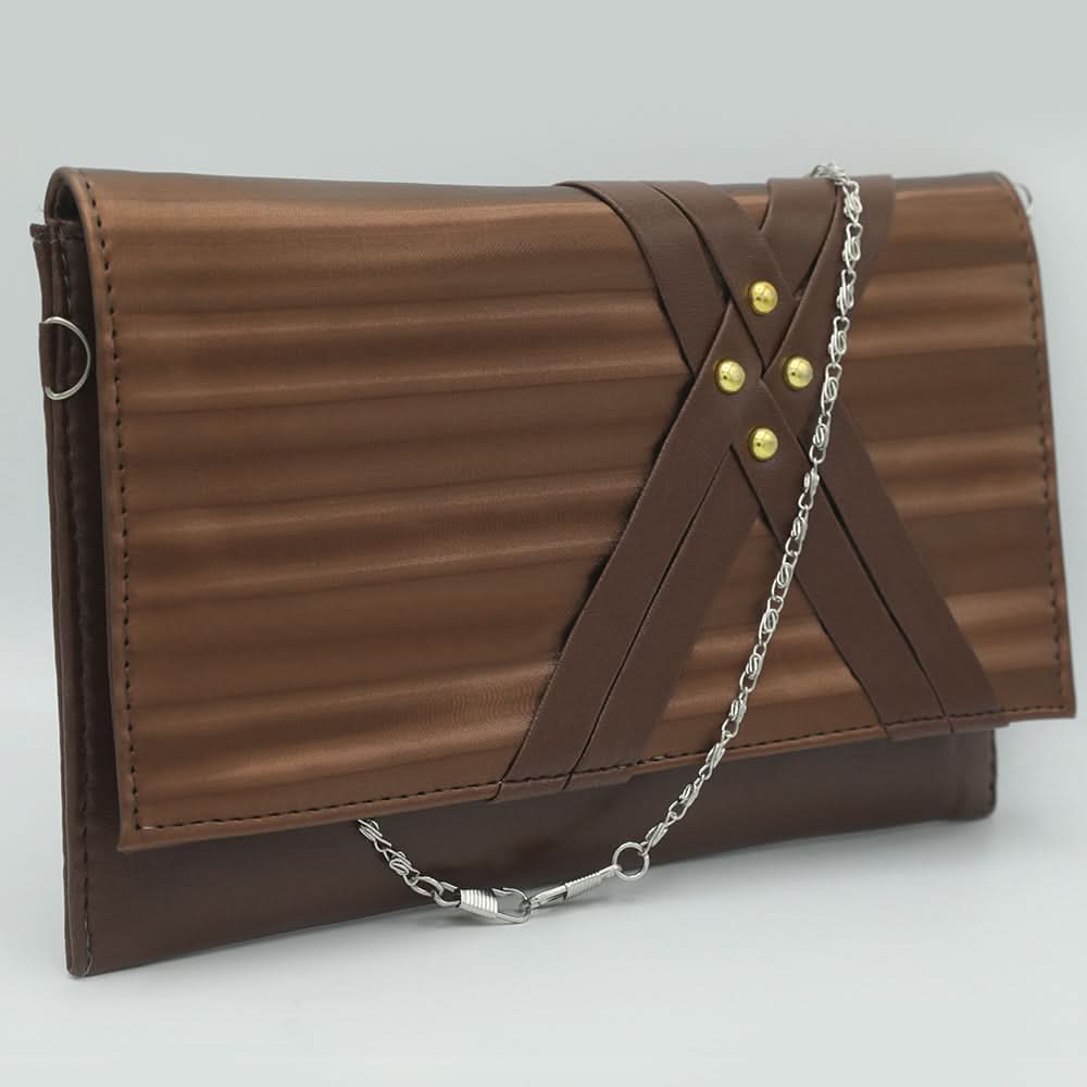 Women's Clutch K-2025 - Coffee, Women, Clutches, Chase Value, Chase Value