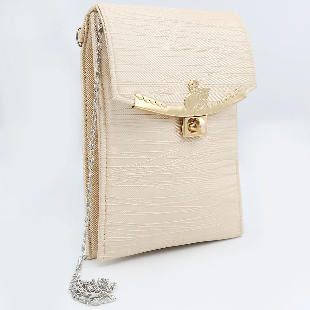 Women's Clutch (K-2094) - Beige, Women, Clutches, Chase Value, Chase Value