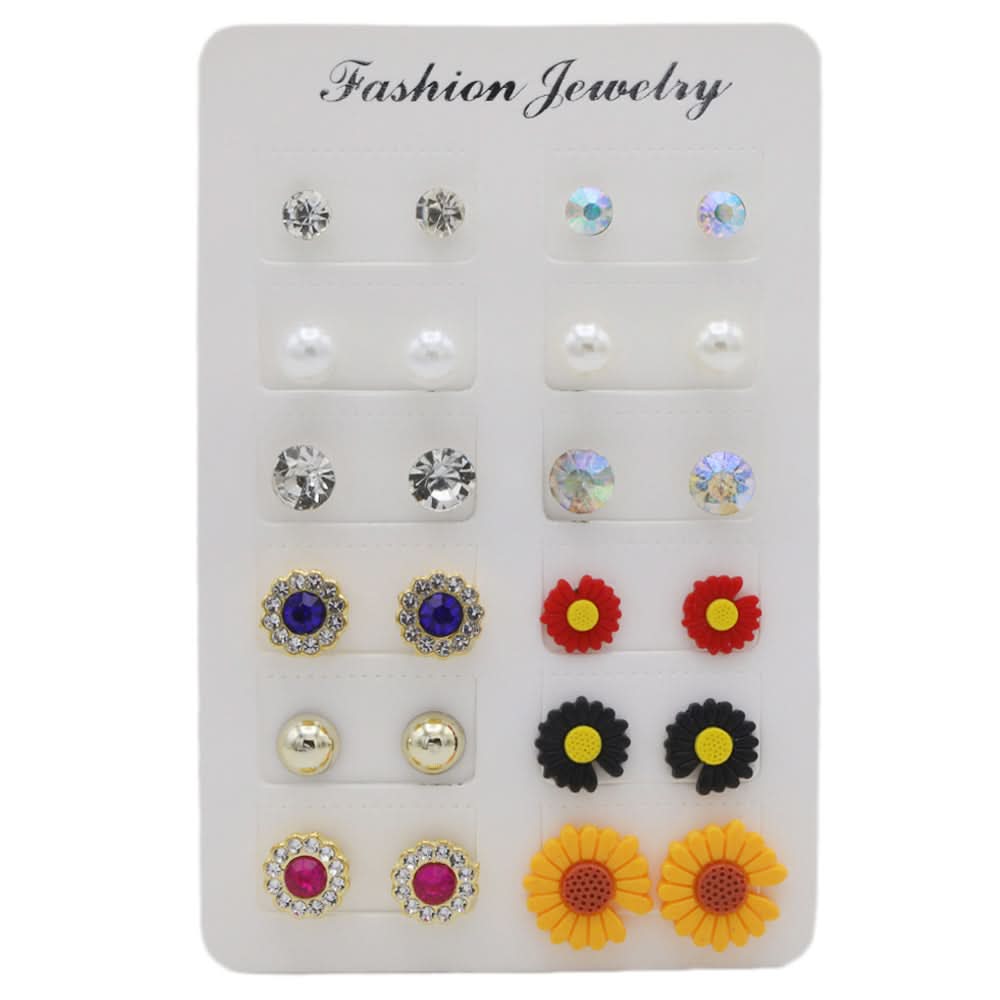 Women Tops 12Pc - Multi - B, Women, Earrings & Tops, Chase Value, Chase Value