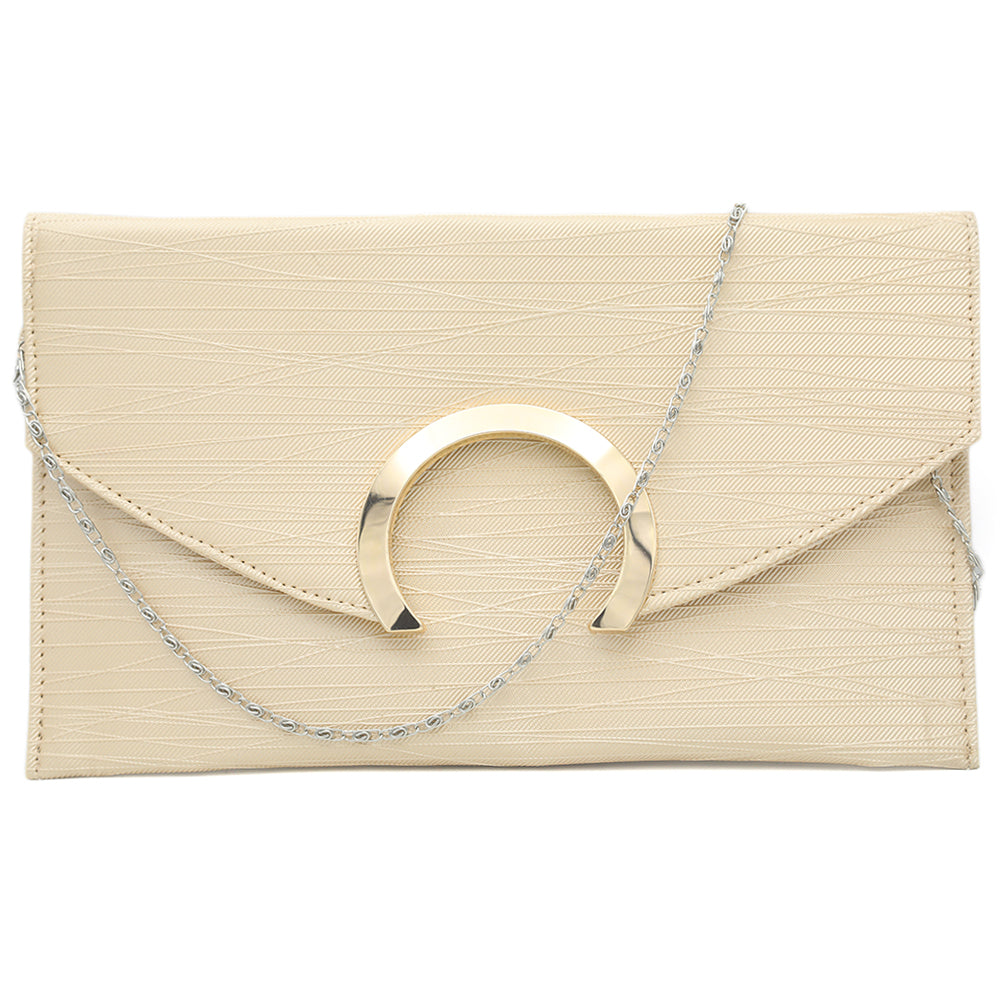 Women's Clutch Kam-244 - Beige, Women, Clutches, Chase Value, Chase Value