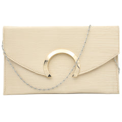 Women's Clutch Kam-244 - Beige, Women, Clutches, Chase Value, Chase Value