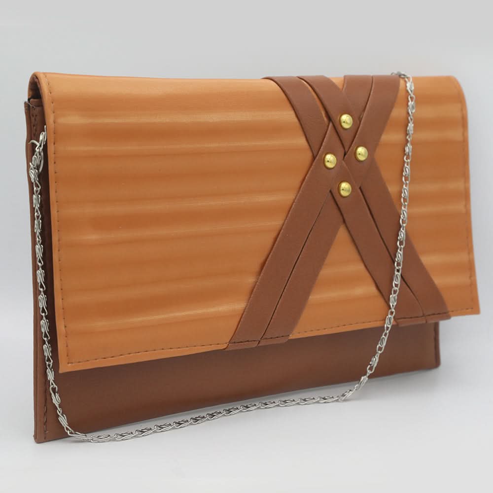 Women's Clutch K-2025 - Brown, Women, Clutches, Chase Value, Chase Value