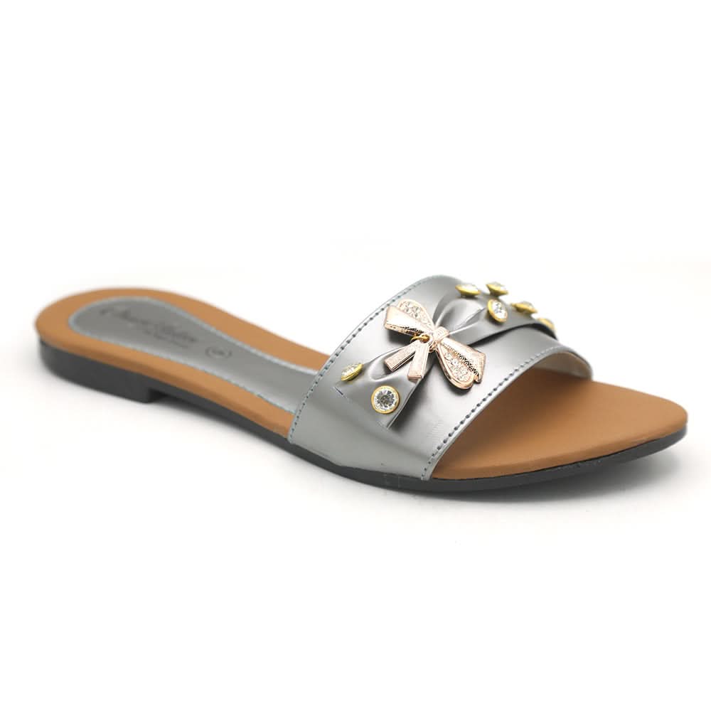 Women's Fancy Slippers I-012 - Grey, Women, Slippers, Chase Value, Chase Value