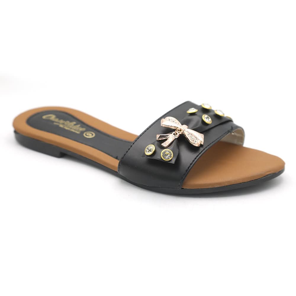 Women's Fancy Slippers I-012 - Black, Women, Slippers, Chase Value, Chase Value