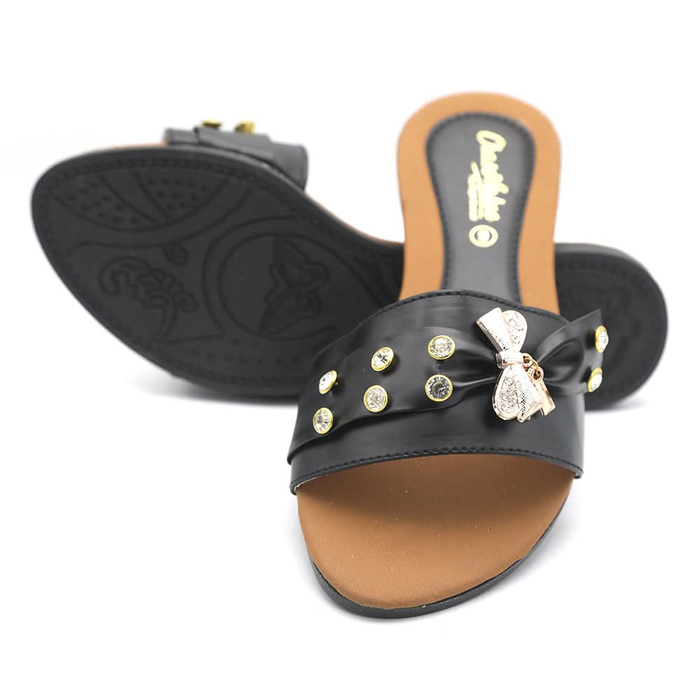 Women's Fancy Slippers I-012 - Black, Women, Slippers, Chase Value, Chase Value