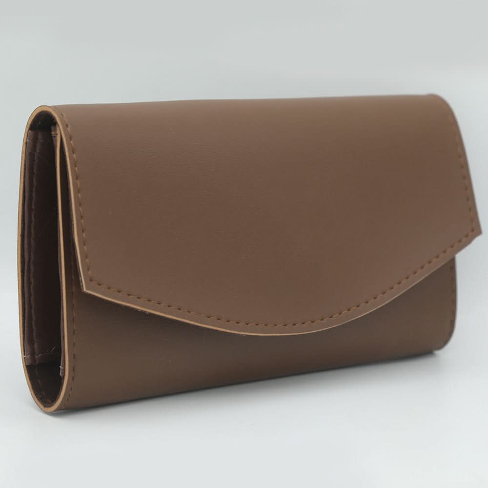 Women's Clutch ZZ-7 - Brown, Women, Clutches, Chase Value, Chase Value