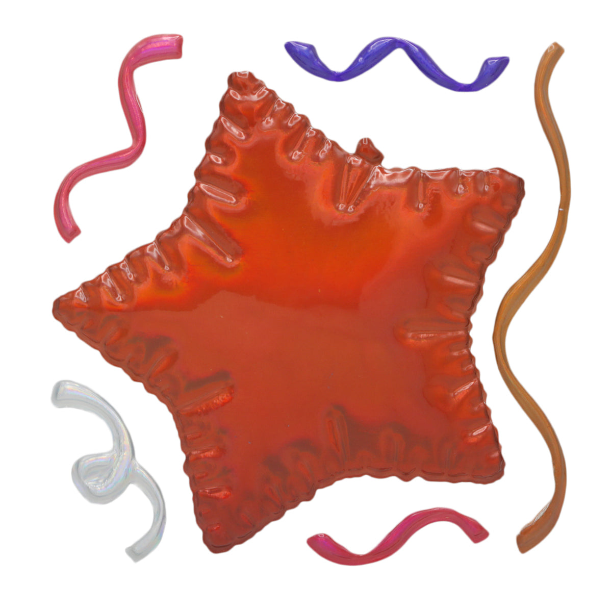 3D  Stickers Wxcc - Red, Home & Lifestyle, Decoration, Chase Value, Chase Value