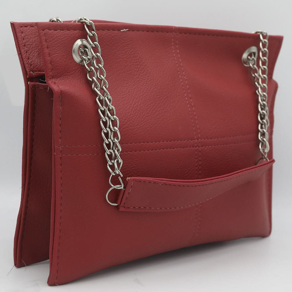 Women's Shoulder Bag Kam-317 - Maroon, Women, Bags, Chase Value, Chase Value