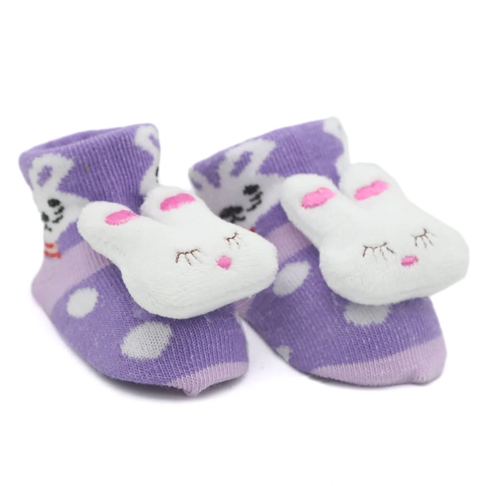 Baby Socks Booties - Purple, Kids, NB Shoes And Socks, Chase Value, Chase Value