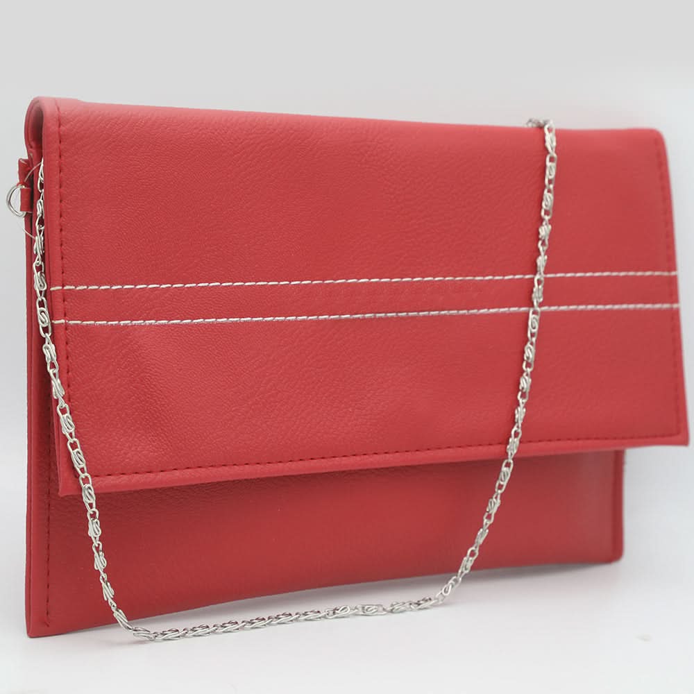 Women's Clutch Kam-2057 - Red, Women, Clutches, Chase Value, Chase Value