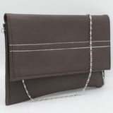 Women's Clutch Kam-2057 - Dark Brown, Women, Clutches, Chase Value, Chase Value
