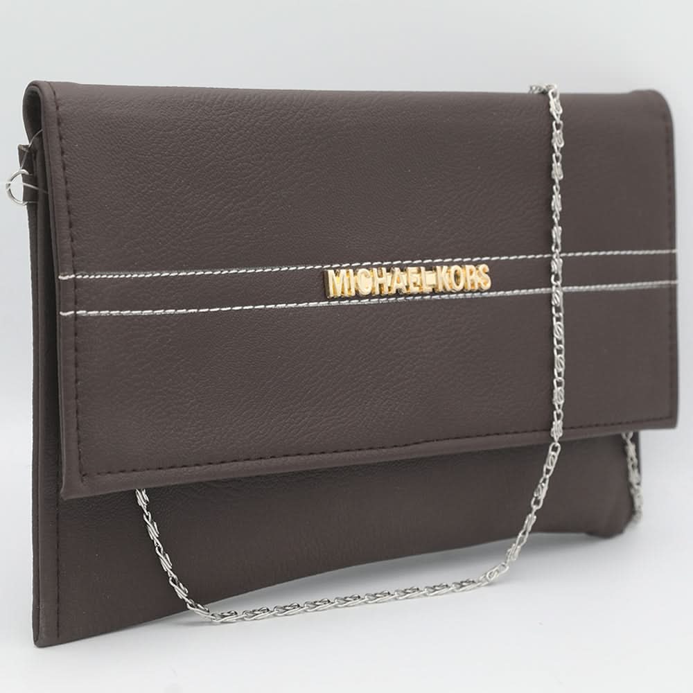 Women's Clutch Kam-2057 - Dark Brown, Women, Clutches, Chase Value, Chase Value