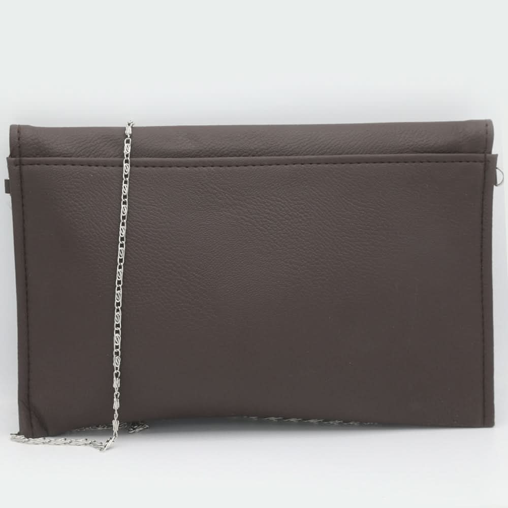 Women's Clutch Kam-2057 - Dark Brown, Women, Clutches, Chase Value, Chase Value