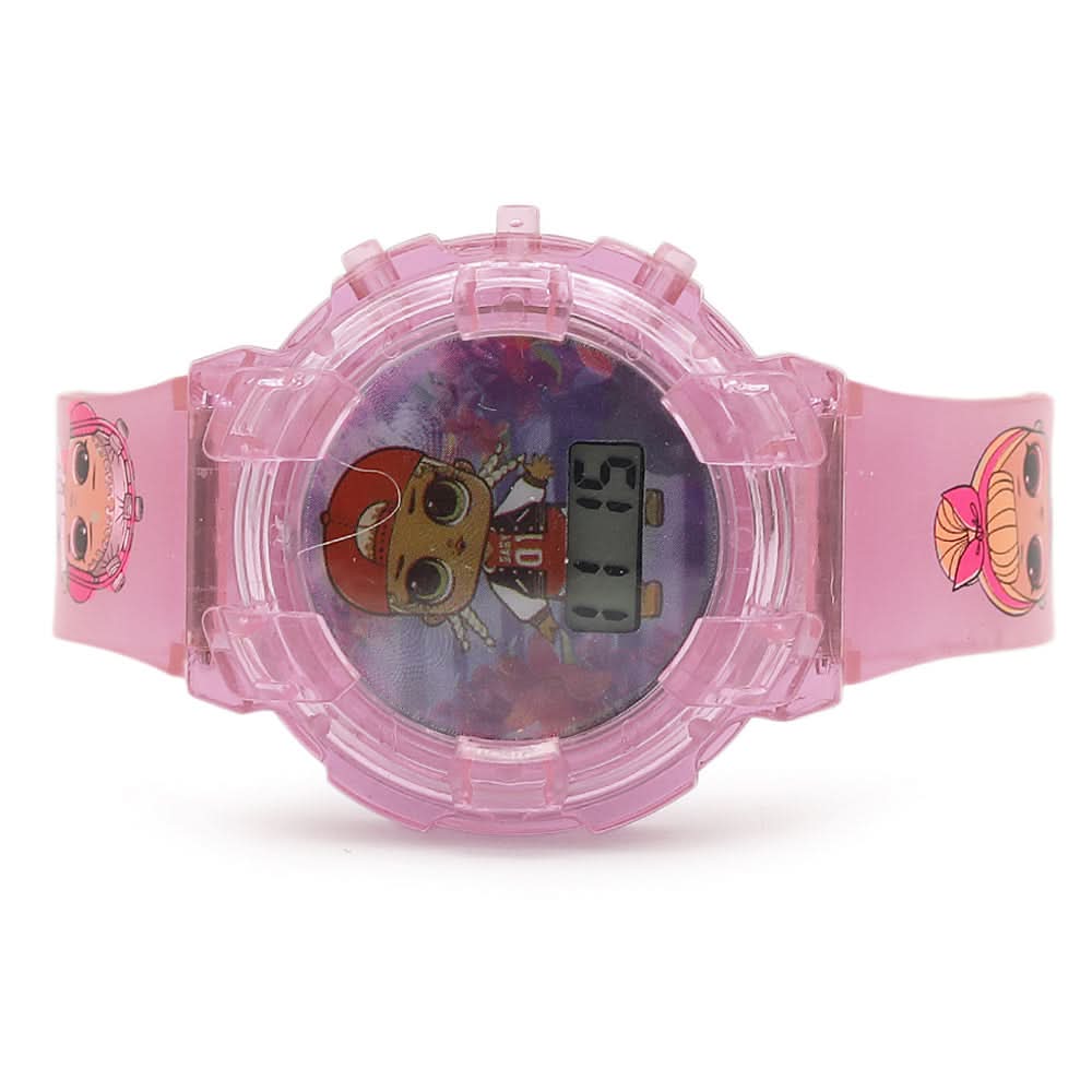 Kids Digital Light Watch - Light Pink, Kids, Boys Watches, Chase Value, Chase Value