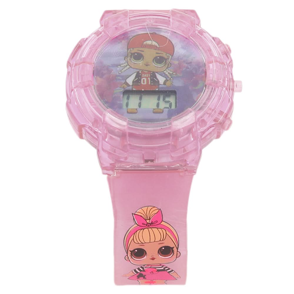 Kids Digital Light Watch - Light Pink, Kids, Boys Watches, Chase Value, Chase Value