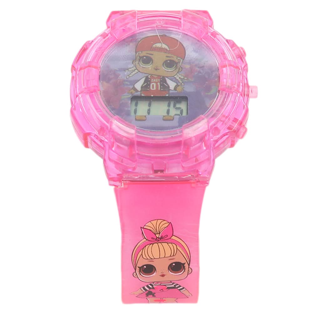 Kids Digital Light Watch - Pink, Kids, Boys Watches, Chase Value, Chase Value