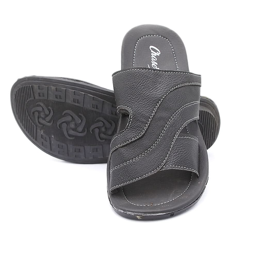 Men's Slipper 021 - Black, Men, Slippers, Chase Value, Chase Value