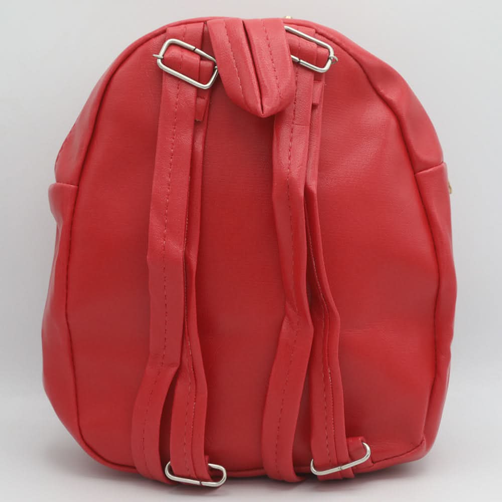 Girls Backpack 7572-C - Red, Kids, School And Laptop Bags, Chase Value, Chase Value
