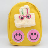 Girls Backpack 7572-C - Yellow, Kids, School And Laptop Bags, Chase Value, Chase Value