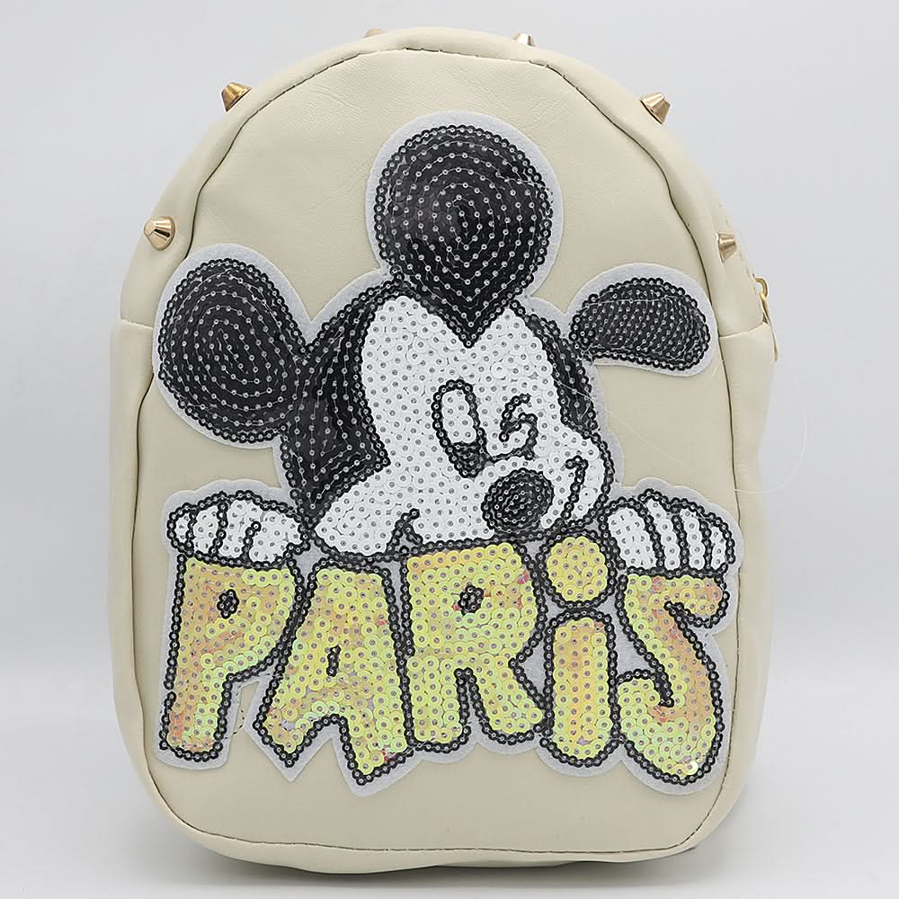 Girls Backpack 7572B - Off White, Kids, School And Laptop Bags, Chase Value, Chase Value