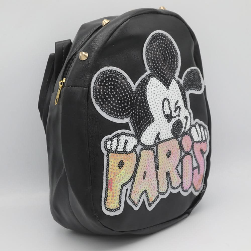 Girls Backpack 7572B - Black, Kids, School And Laptop Bags, Chase Value, Chase Value