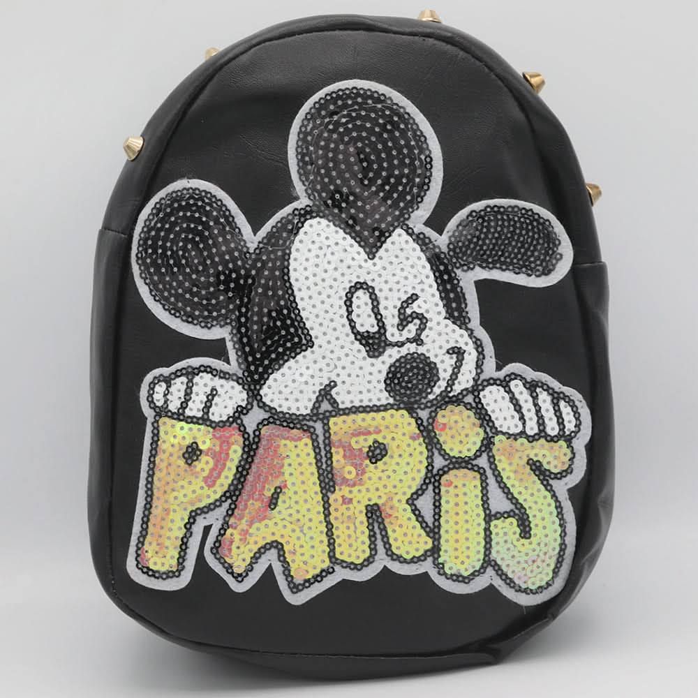 Girls Backpack 7572B - Black, Kids, School And Laptop Bags, Chase Value, Chase Value