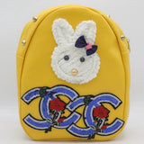 Girls Backpack 7572D - Yellow, Kids, School And Laptop Bags, Chase Value, Chase Value