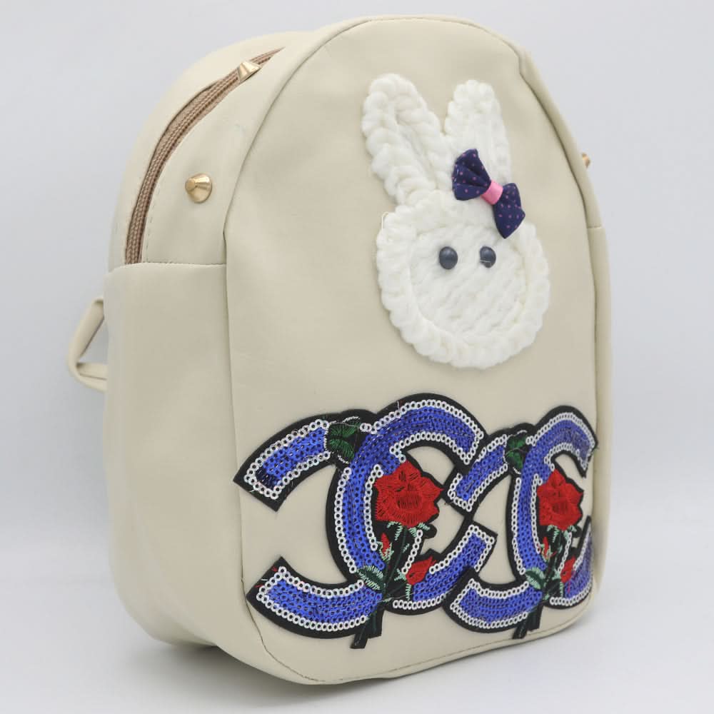 Girls Backpack 7572D - Off White, Kids, School And Laptop Bags, Chase Value, Chase Value