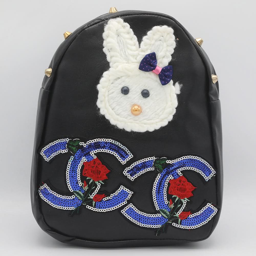 Girls Backpack 7572D - Black, Kids, School And Laptop Bags, Chase Value, Chase Value