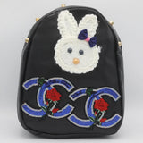 Girls Backpack 7572D - Black, Kids, School And Laptop Bags, Chase Value, Chase Value
