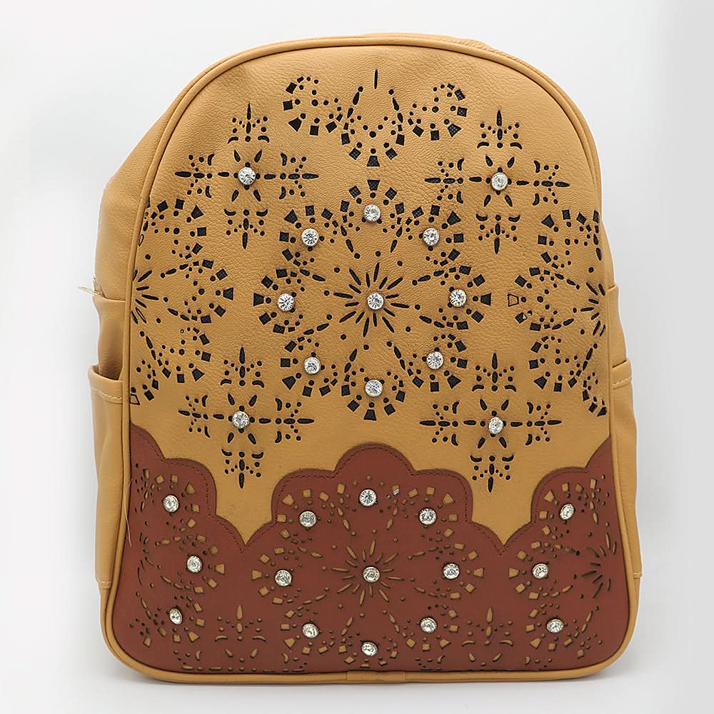 Girls Backpack ZH-230 - Camel, Kids, School And Laptop Bags, Chase Value, Chase Value