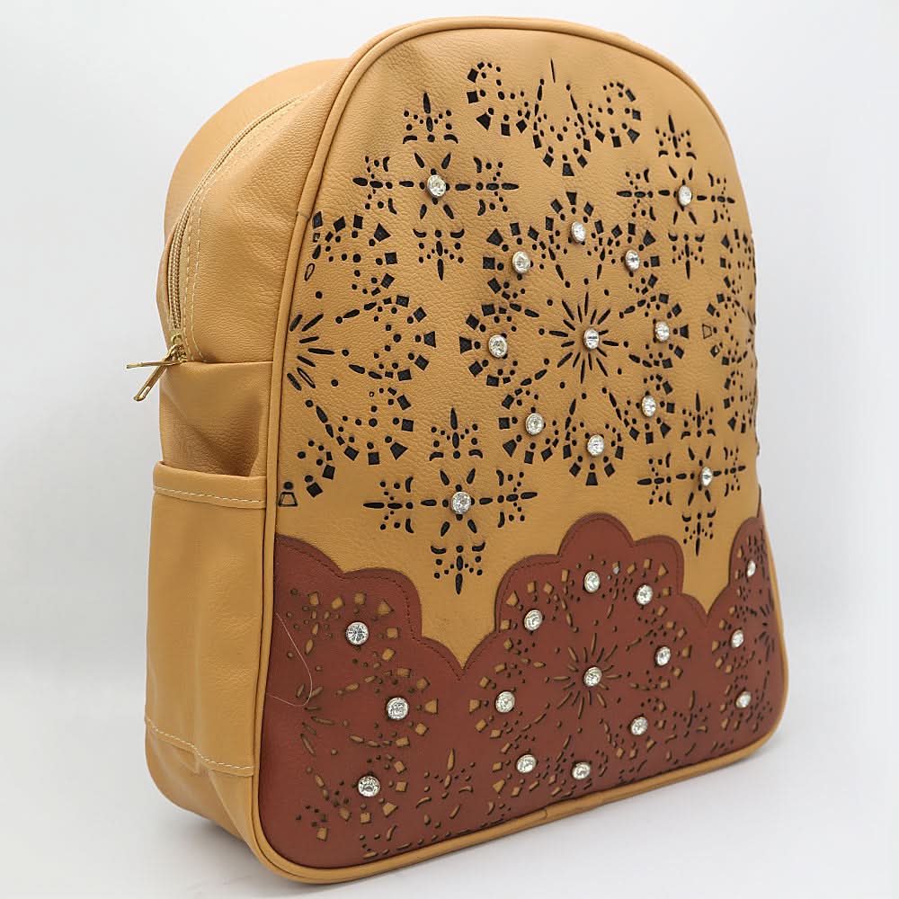 Girls Backpack ZH-230 - Camel, Kids, School And Laptop Bags, Chase Value, Chase Value