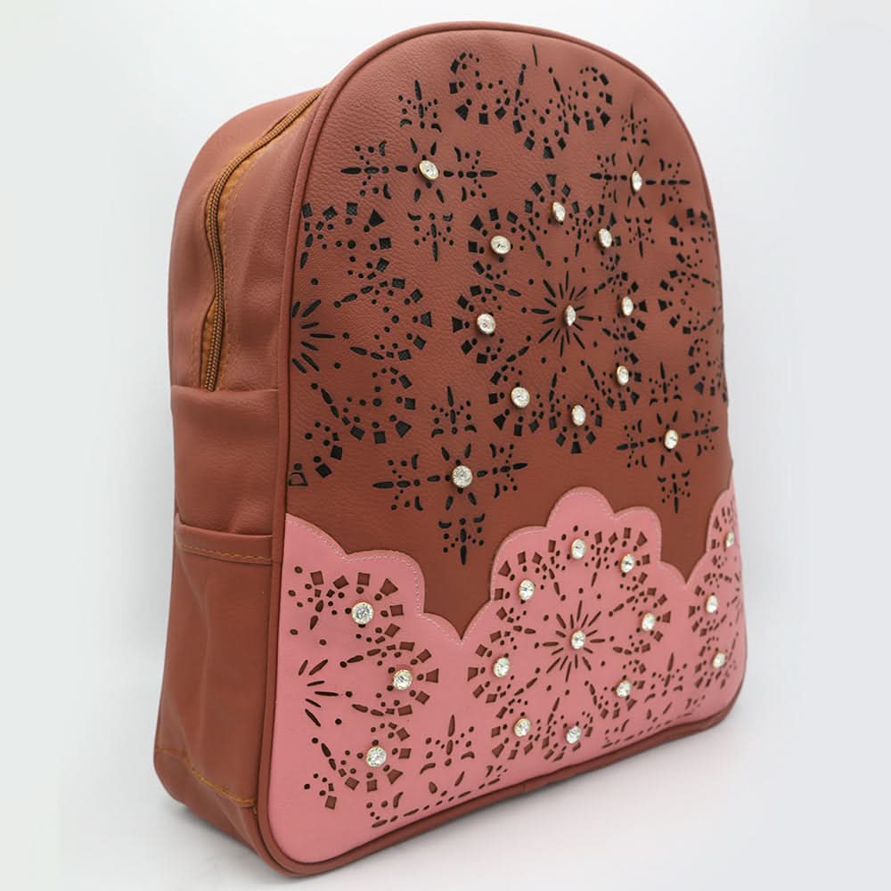 Girls Bagpack ZH 230 - Dark Brown, Kids, Kids Bags, Chase Value, Chase Value