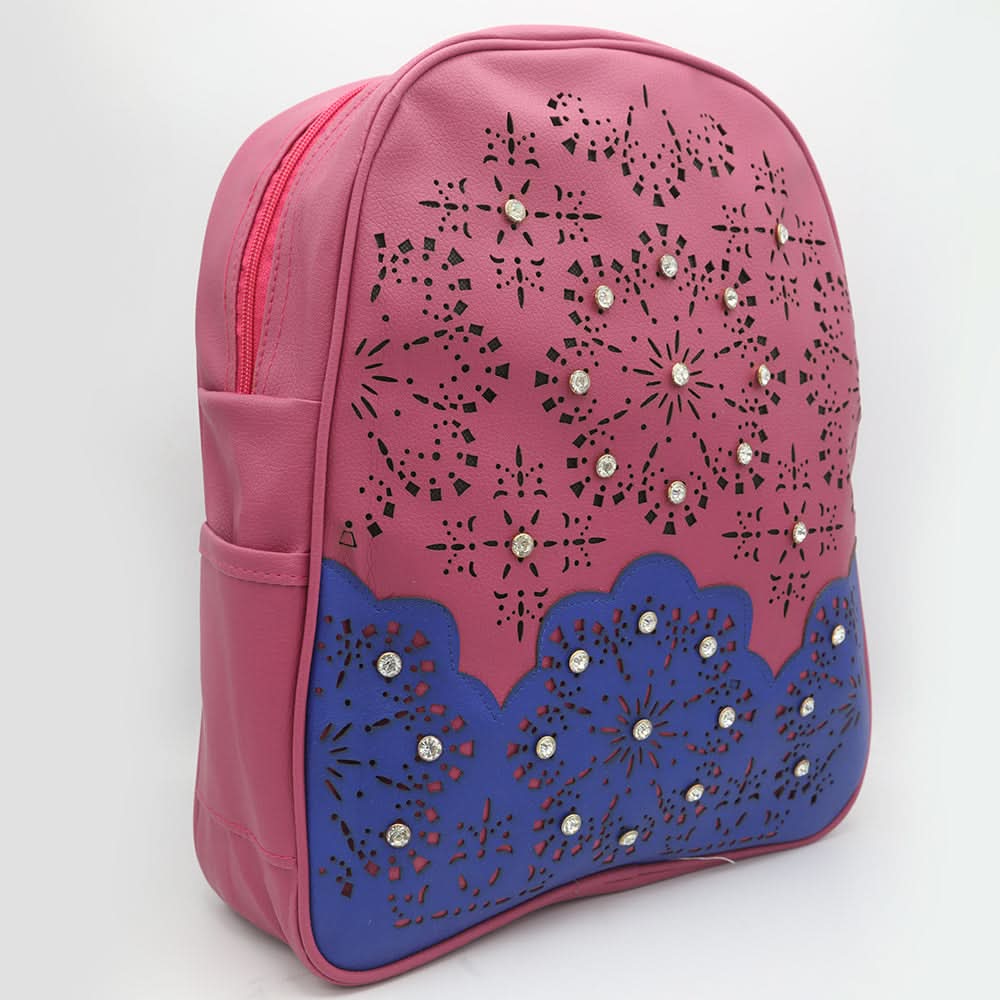 Girls Backpack ZH-230 - Dark Pink, Kids, School And Laptop Bags, Chase Value, Chase Value
