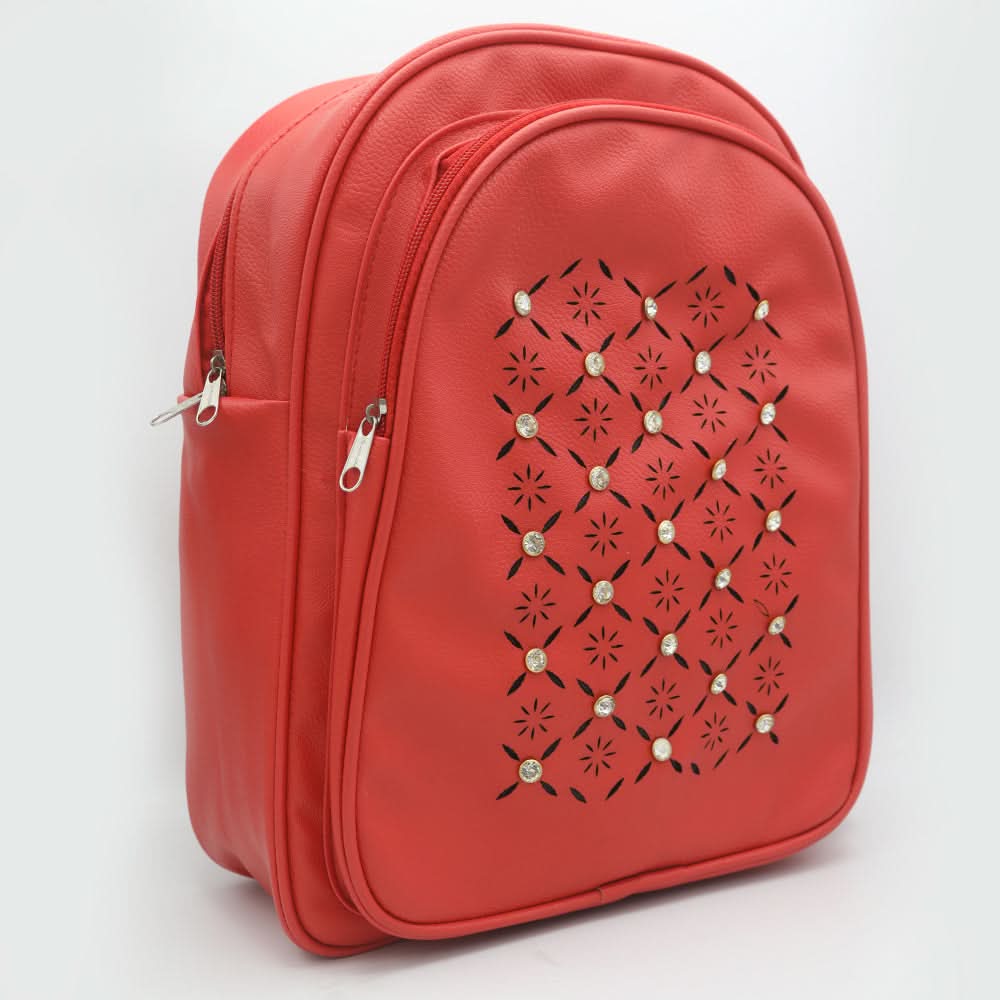 Girls Bagpack ZH-234 - Red, Kids, Kids Bags, Chase Value, Chase Value