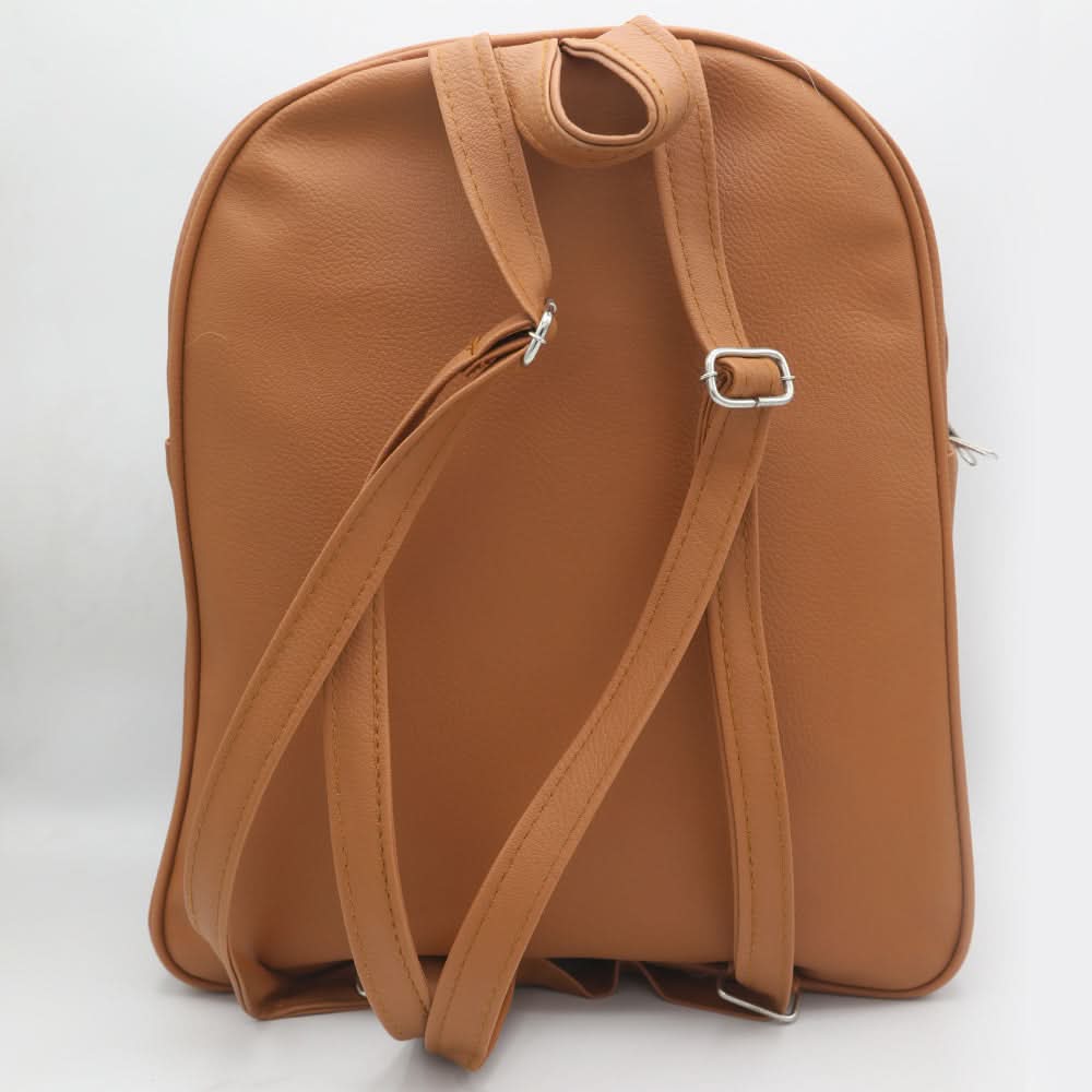 Girls Backpack ZH-234 - Brown, Kids, School And Laptop Bags, Chase Value, Chase Value